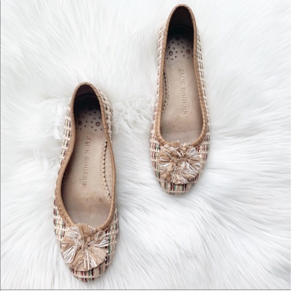 Jack Rogers Woven Straw Flats